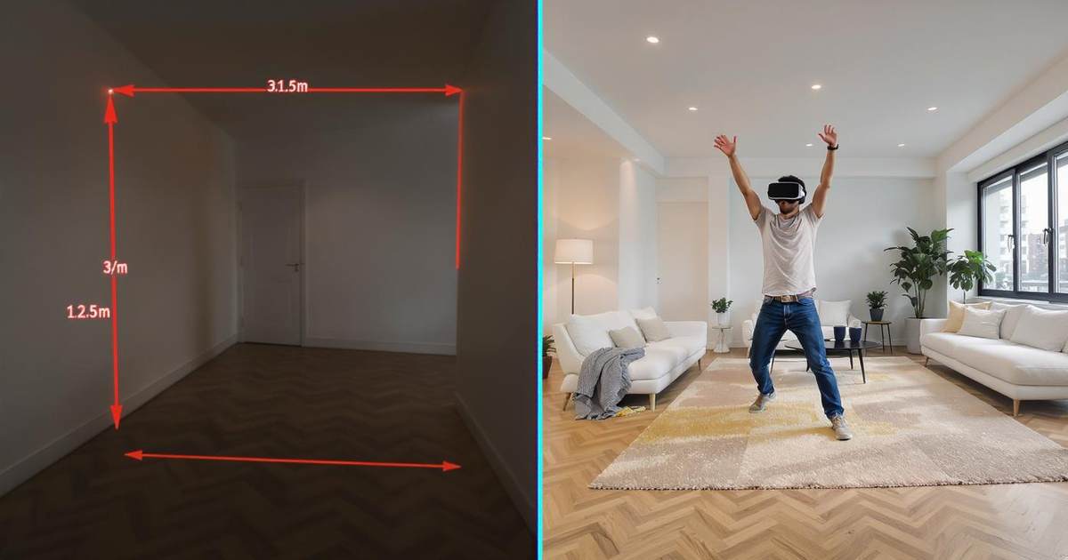 Площадь помещения для VR